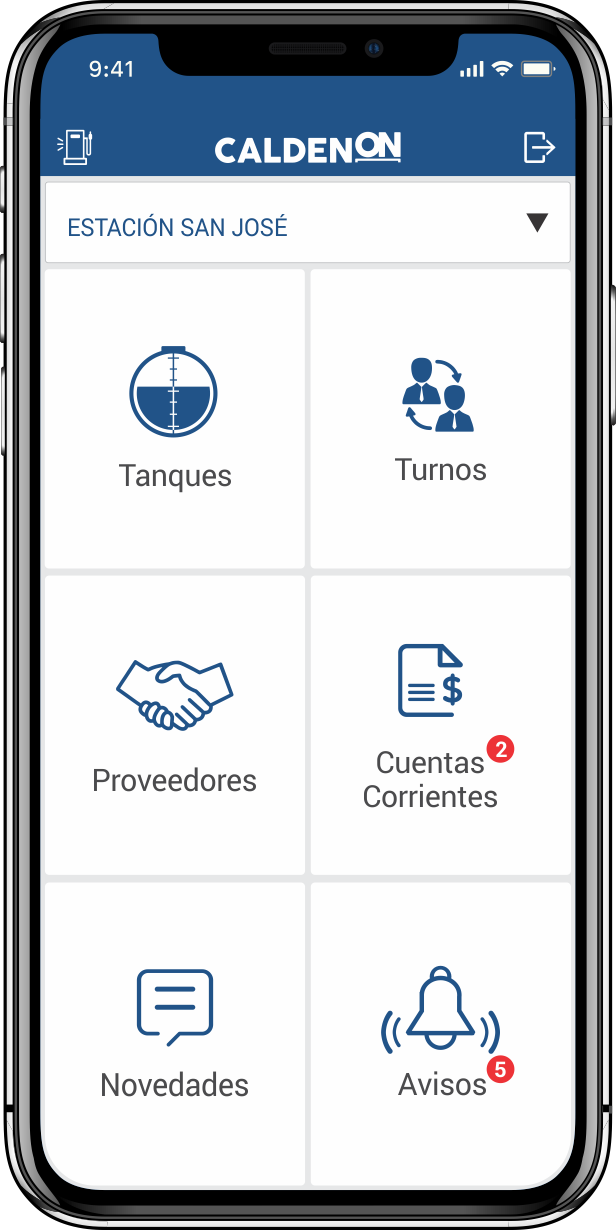 Calden ON para Android y iOS